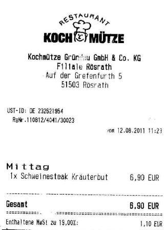 ttim Hffner Kochmtze Restaurant